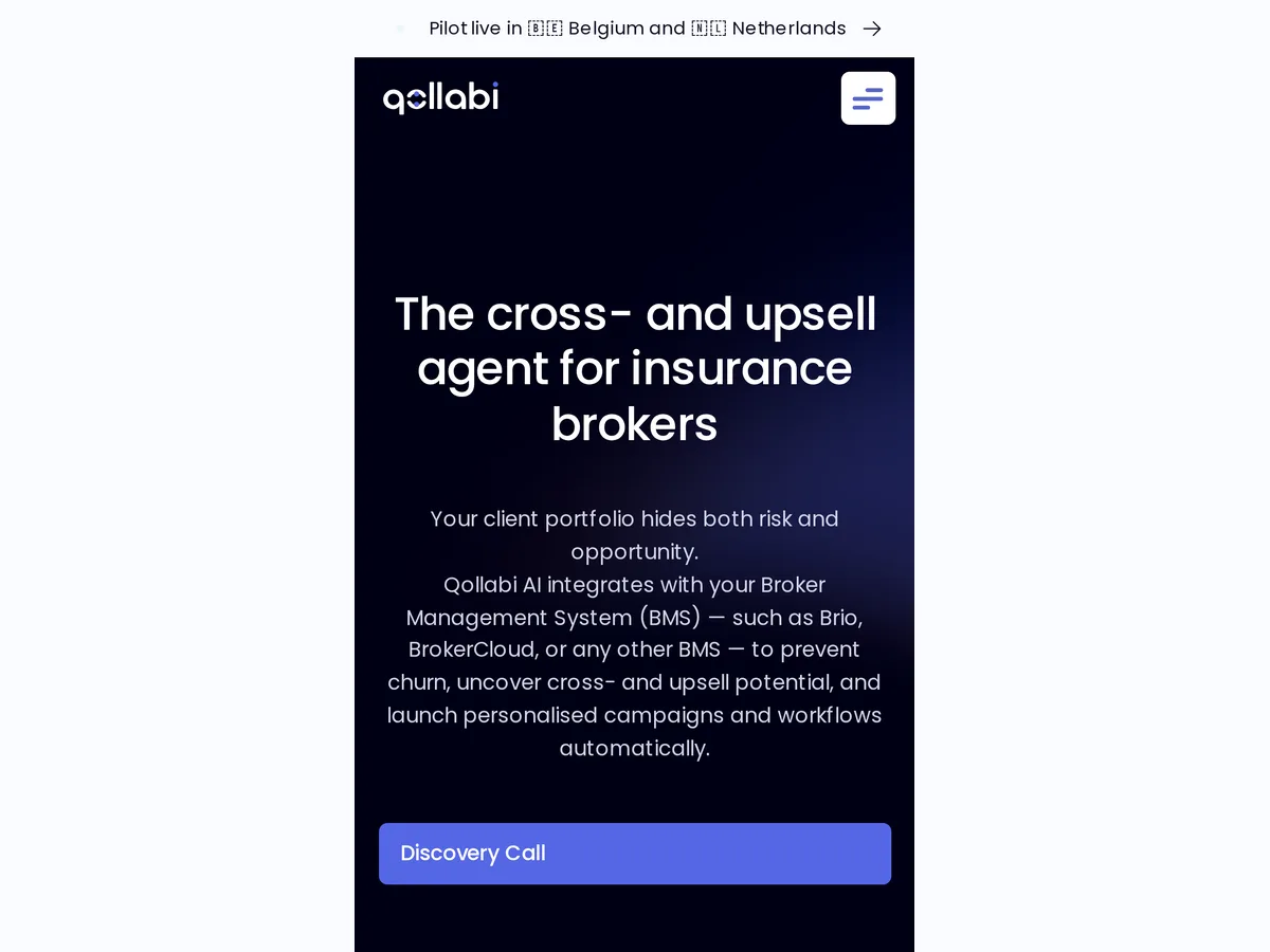 Qollabi on mobile